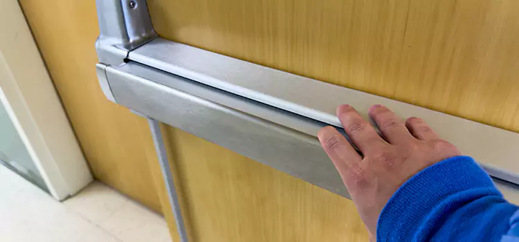 Installing a Push Bar on a Door West Mifflin